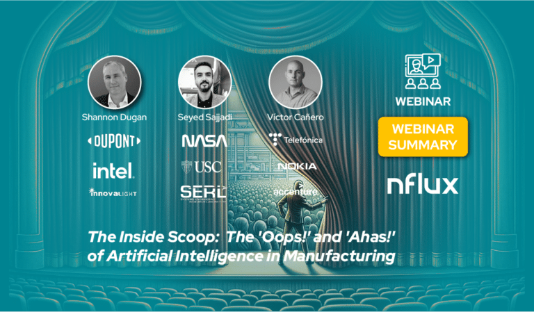 Cover artwork for webinar Inside Scoop: The 'Oops!' and 'Ahas!' of Mastering AI in Manufacturing